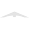 Ekena Millwork Archdale Architectural Grade PVC Gable Bracket, 36"W x 7 1/2"H x 2"D x 4"F, 5/12 Pitch GBP036X08X0204ARC00 - alternate 3